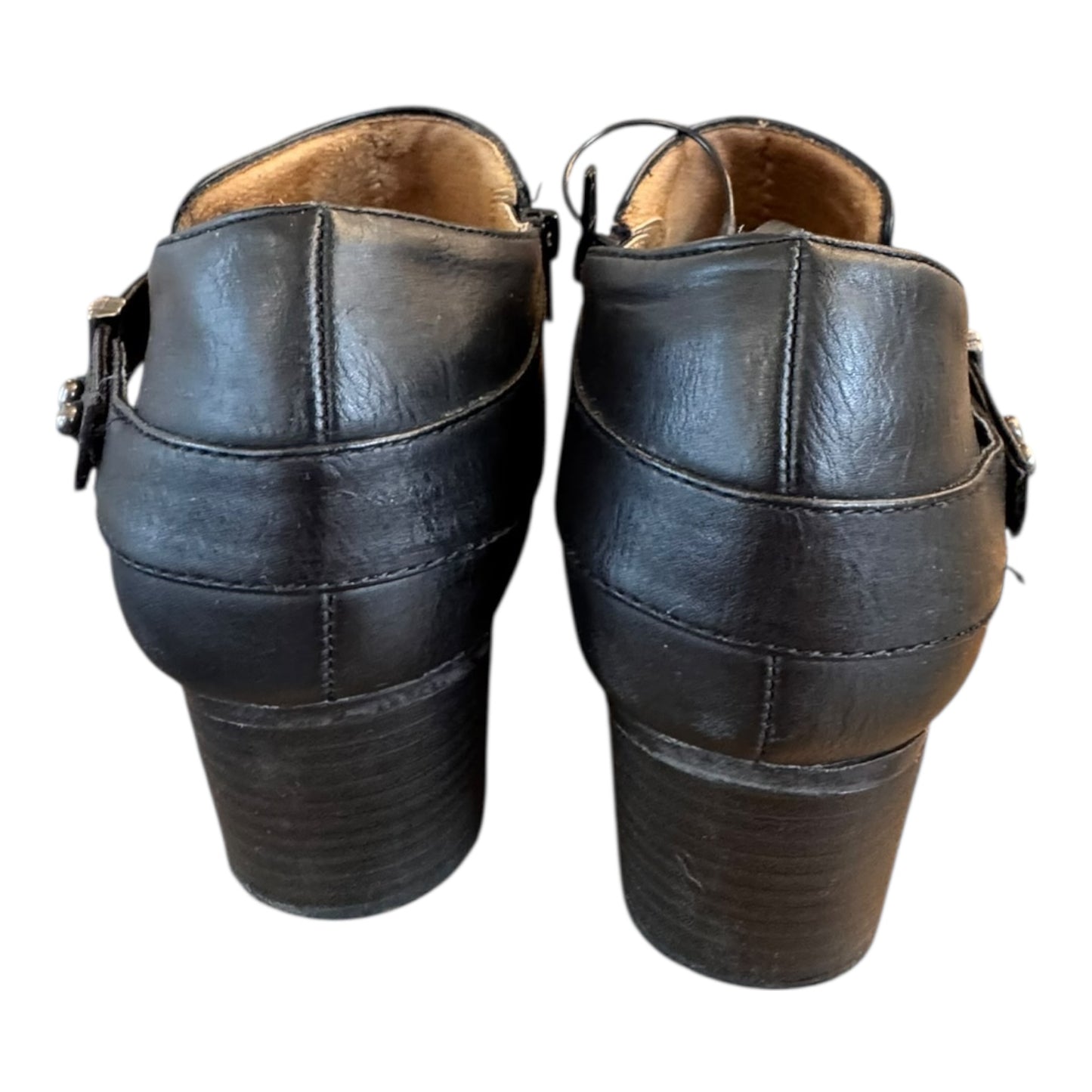 Shoes Heels Block By Natural Soul In Black, Size:6.5