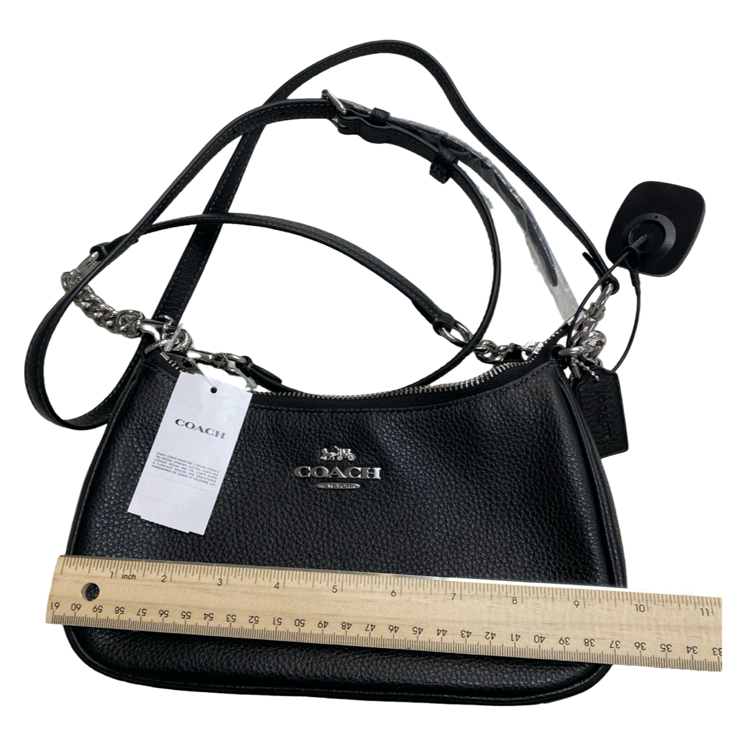 Handbag Designer By Coach In Black, Size:Small