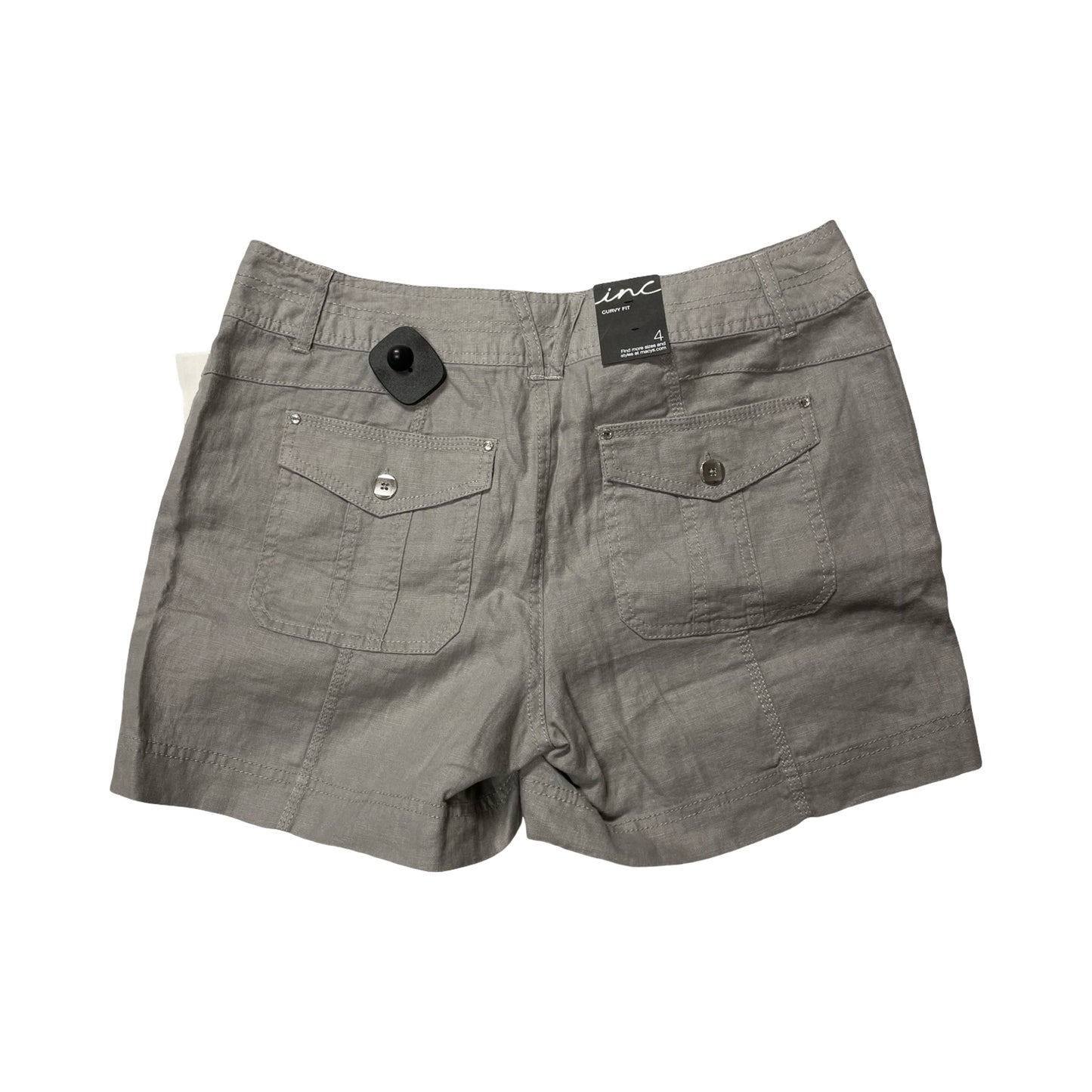 Shorts By Inc In Grey, Size:4