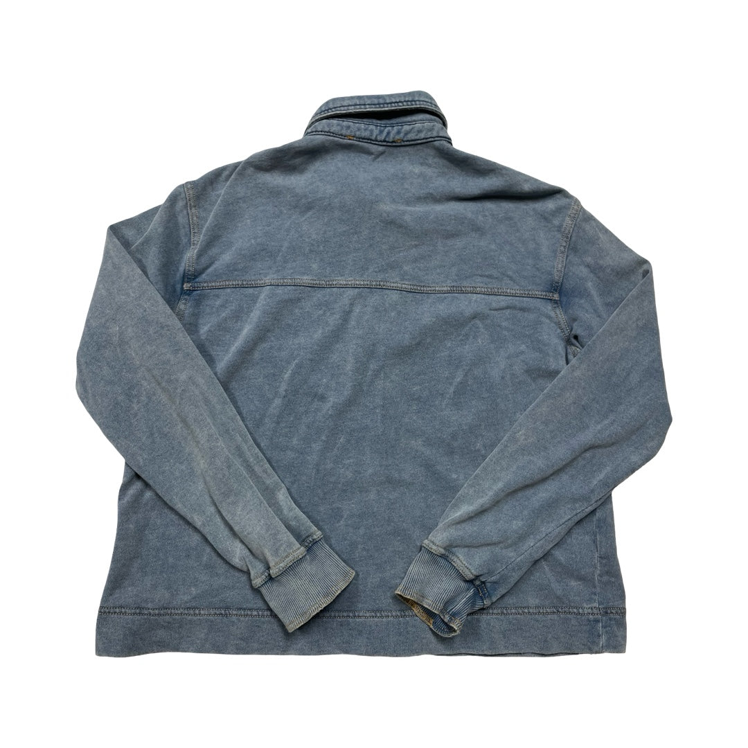 Jacket Shirt By Jane And Delancey In Blue, Size:S