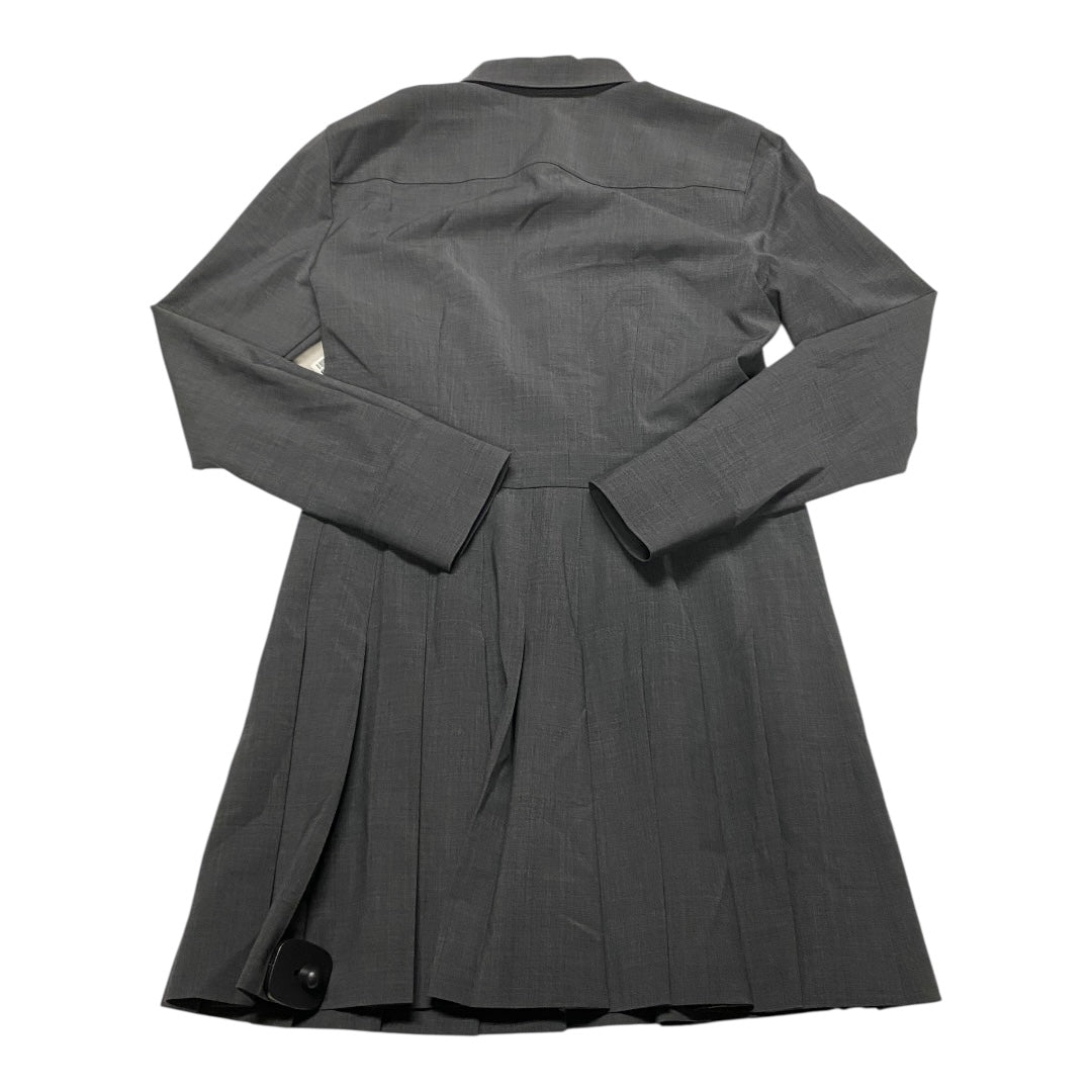 Dress Casual Midi By Theory In Grey, Size:10