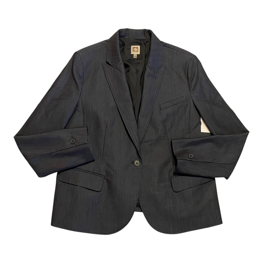 Blazer By Anne Klein In Navy, Size:16