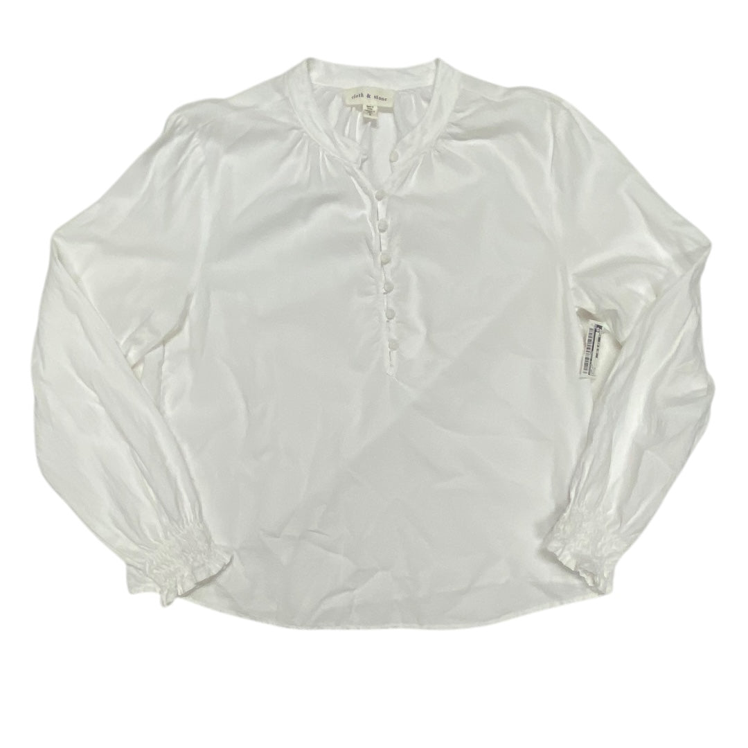 Top Ls By Cloth & Stone In White, Size:S