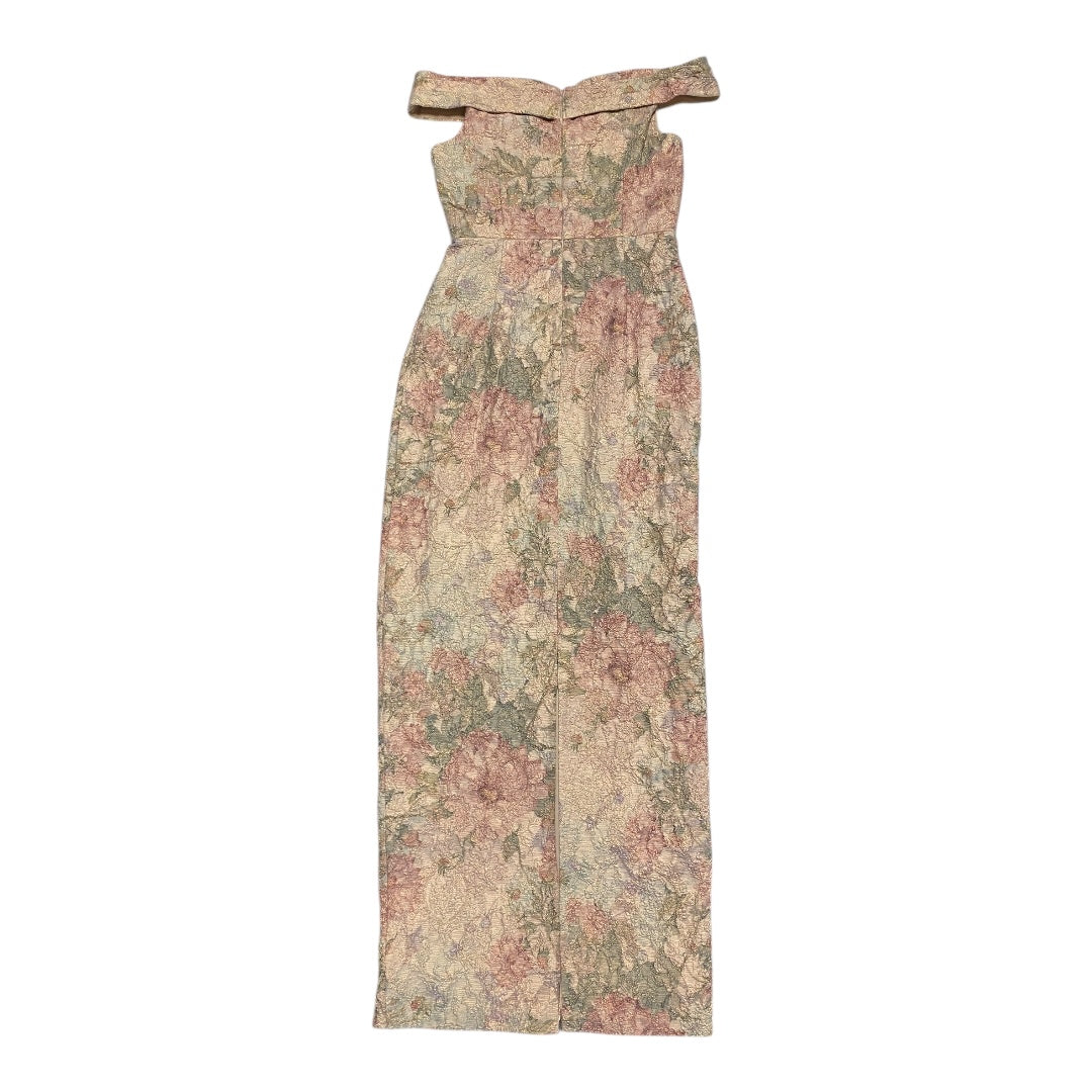 Dress Party Long By Adrianna Papell In Multi, Size:4