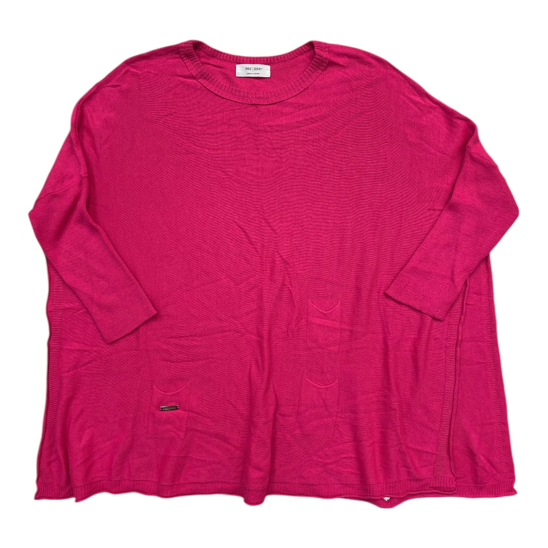 Sweater By Mer Sea In Pink, Size:M