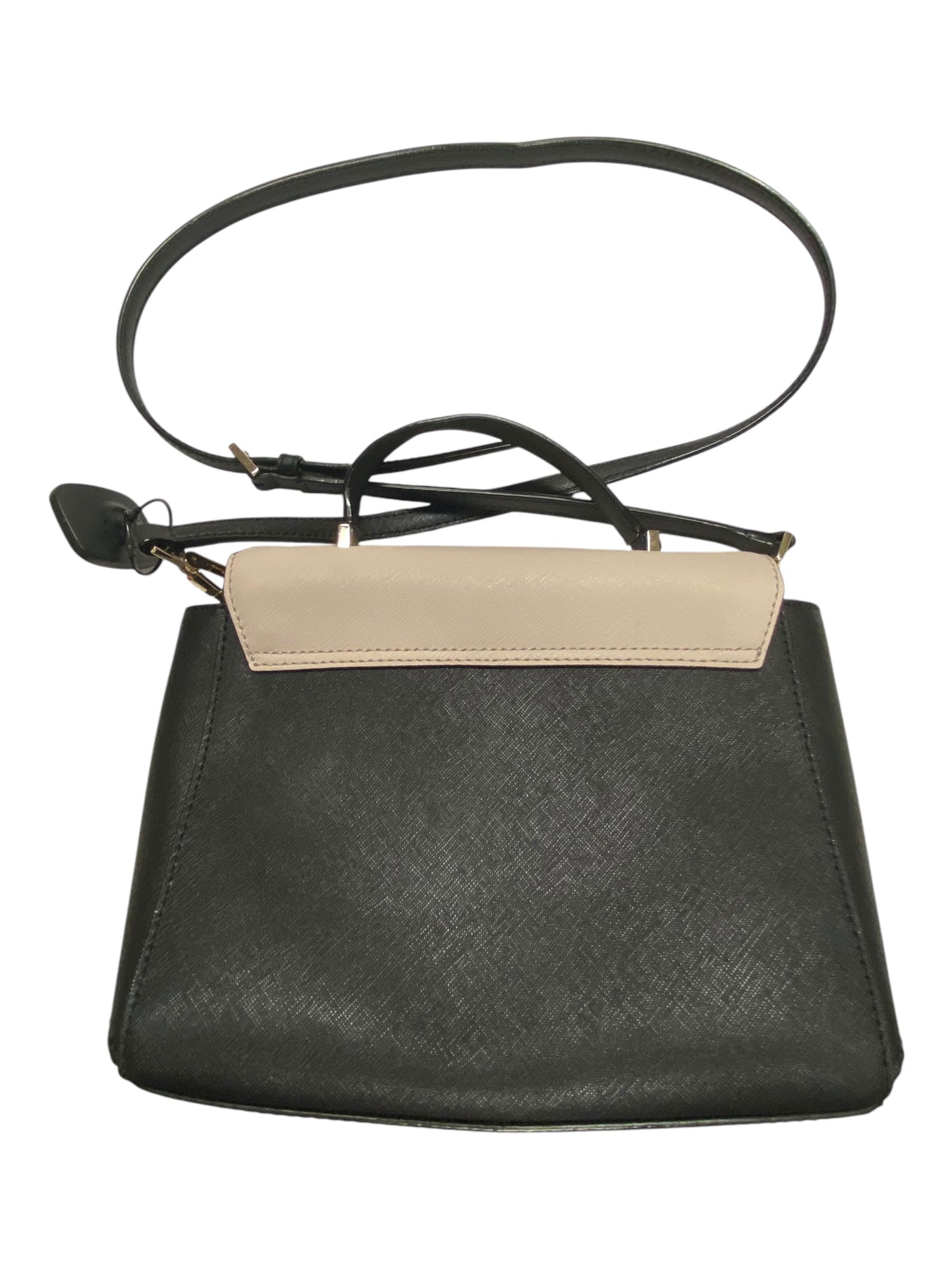 Handbag Designer By Kate Spade In Black & White, Size:Medium