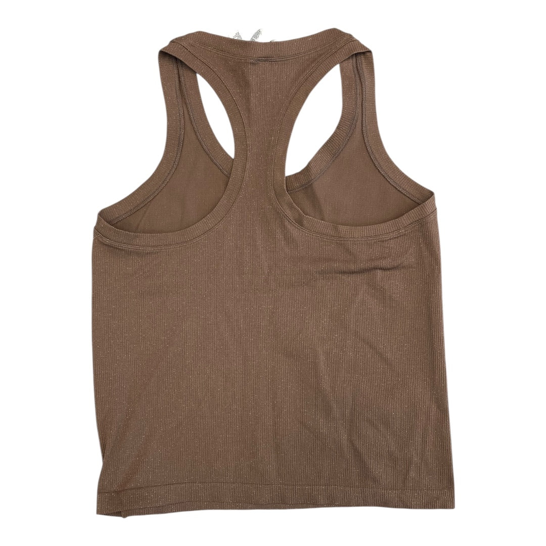 Athletic Tank Top By Athleta In Brown, Size:M
