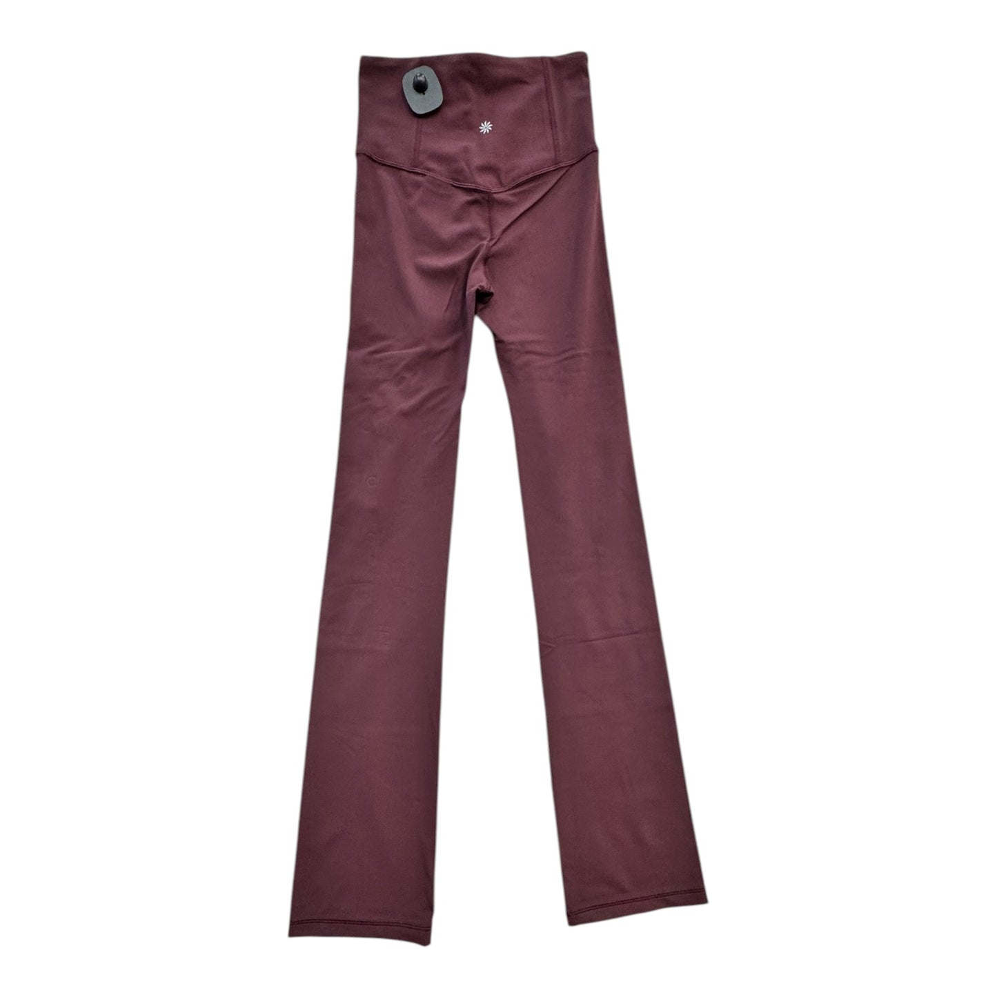 Athletic Leggings By Athleta In Maroon, Size:Xxs
