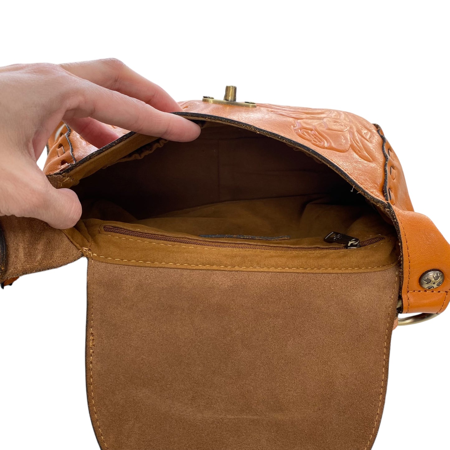 Handbag Designer By Patricia Nash In Brown, Size:Medium