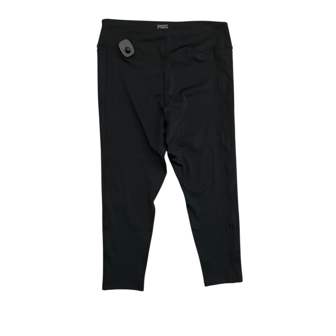Athletic Leggings Capris By Pink In Black, Size:Xl