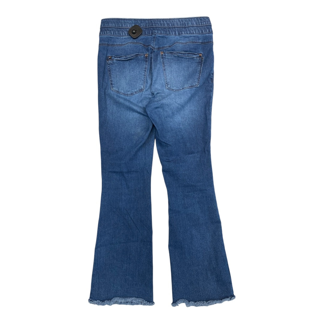 Jeans Flared By MAC AND ME In Blue Denim, Size:8
