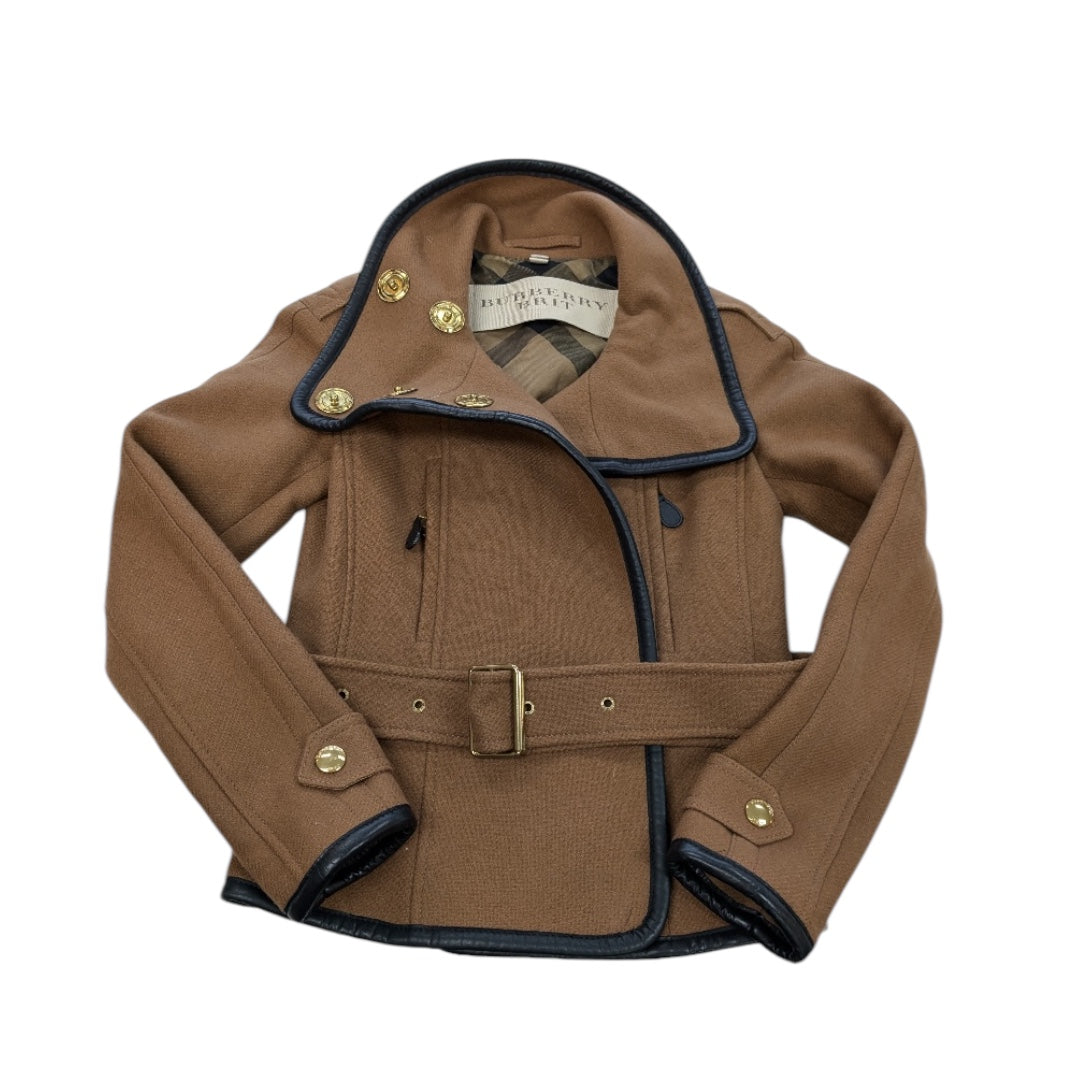 Jacket Luxury Designer By Burberry In Brown, Size: – Clothes