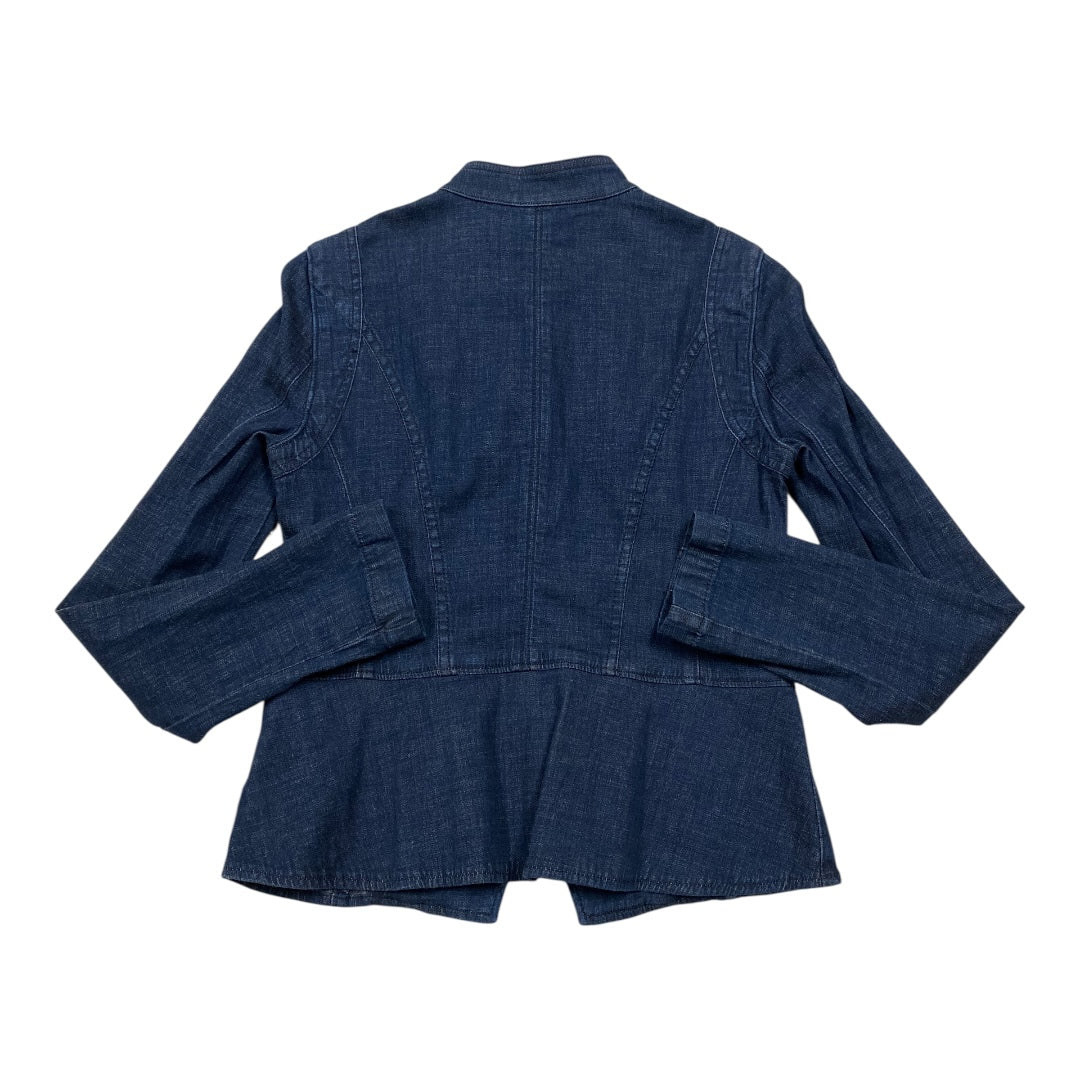 Jacket Denim By White House Black Market In Blue Denim, Size:0