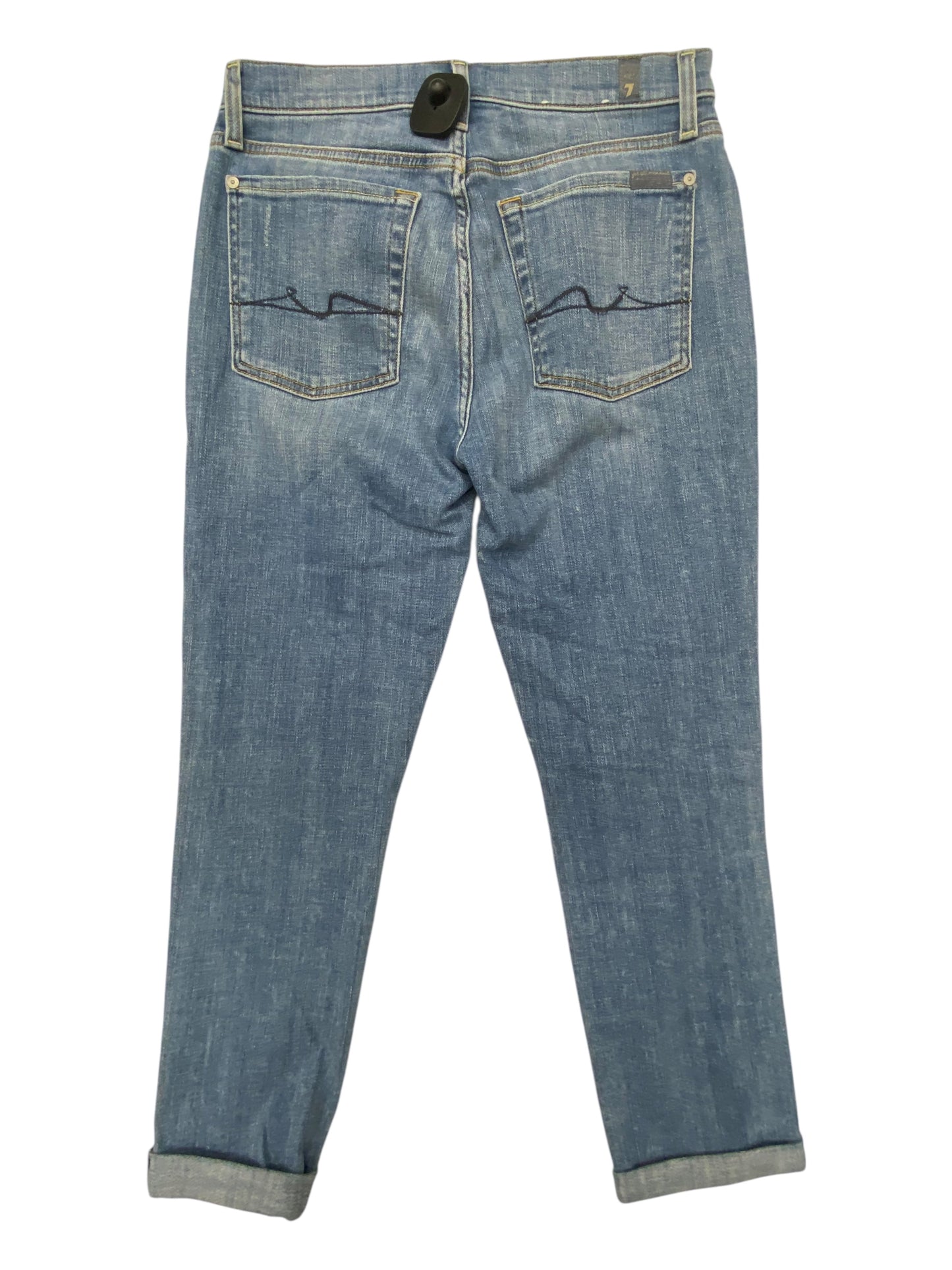 Jeans Straight By 7 For All Mankind In Blue, Size:4