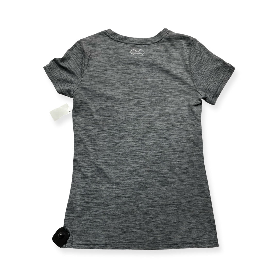 Athletic Top Ss By Under Armour In Grey, Size:Xs