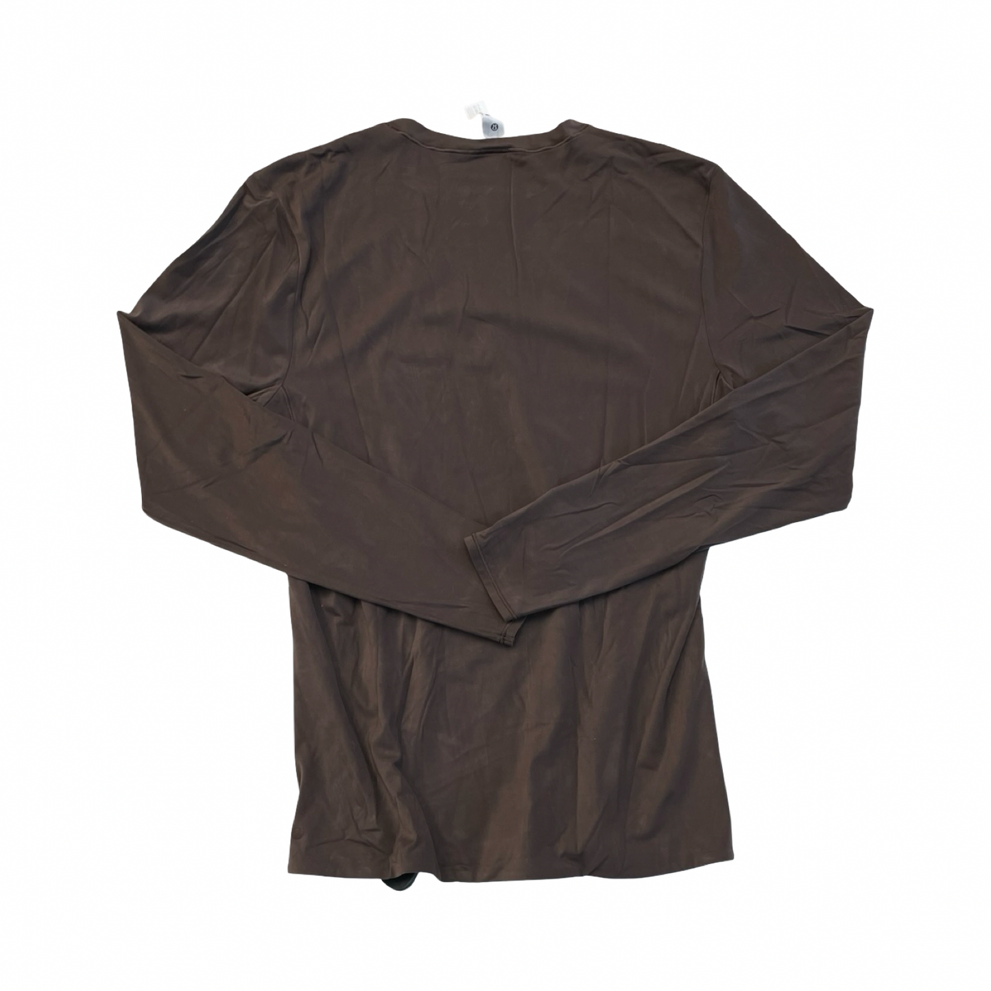 Athletic Top Ls Crewneck By Lululemon In Brown, Size:Xl