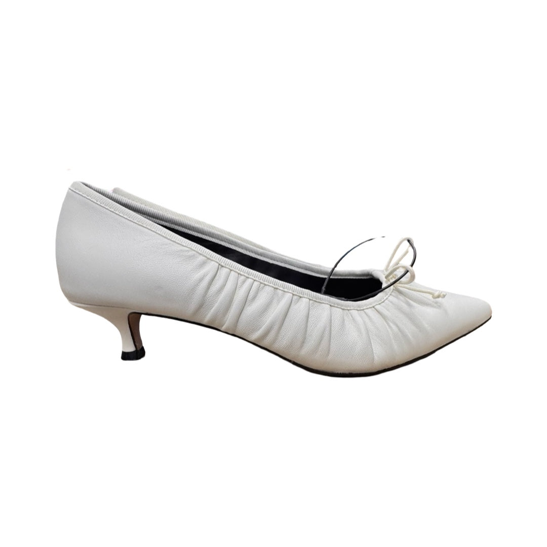 Shoes Heels Kitten By J. Crew In White, Size:7.5