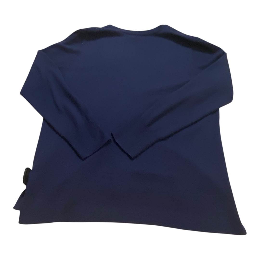 Sweater Cardigan By Halogen In Blue, Size:Xl