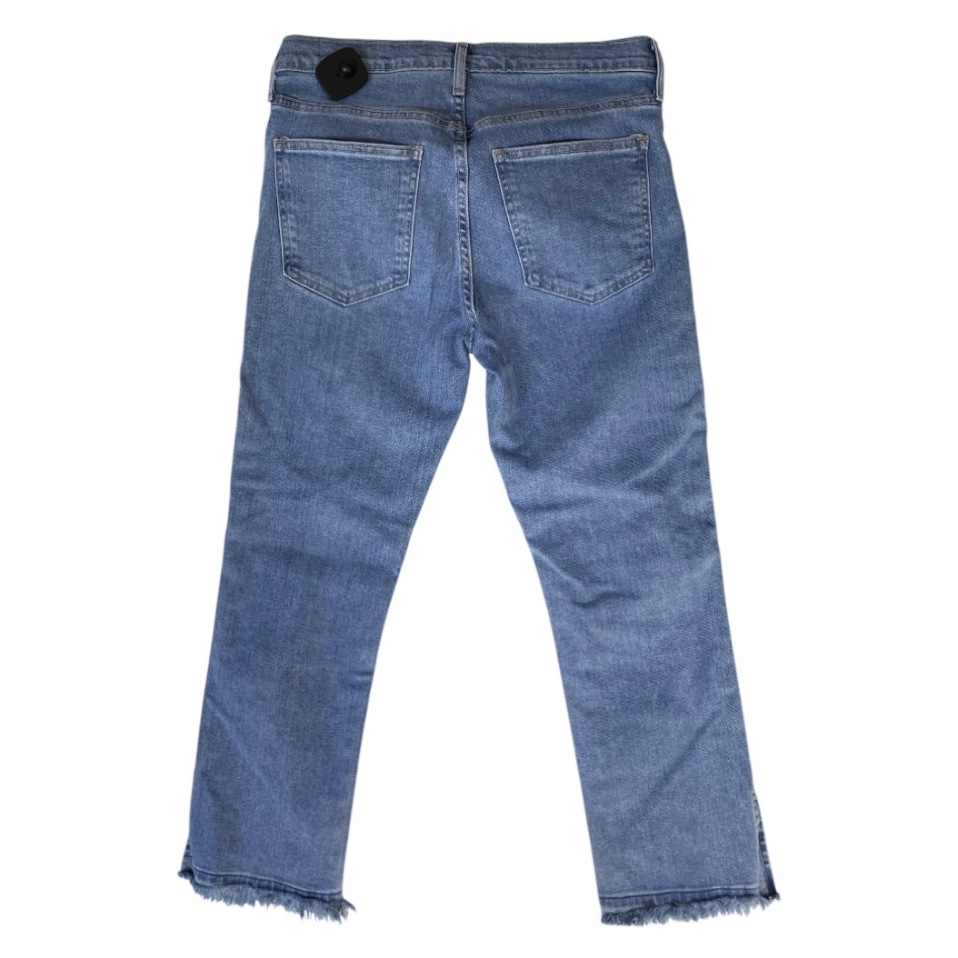 Jeans Cropped By Gap In Blue Denim, Size:6 SHORT