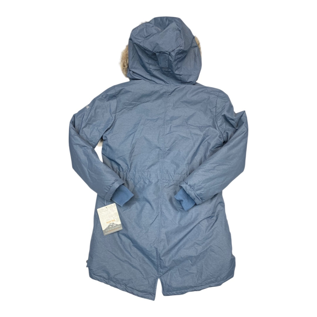 Coat Puffer & Quilted By Pacific Trail In Blue, Size:M