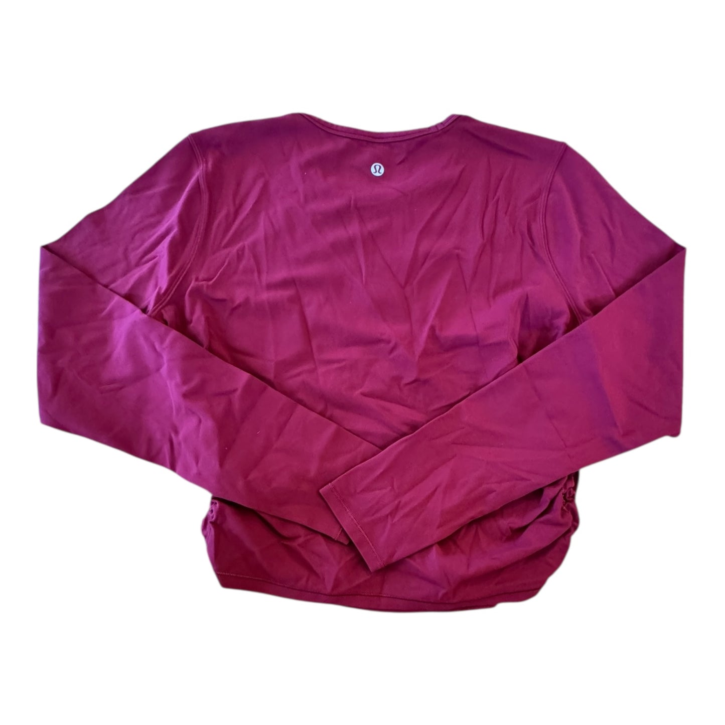 Athletic Top Ls Crewneck By Lululemon In Purple, Size:10