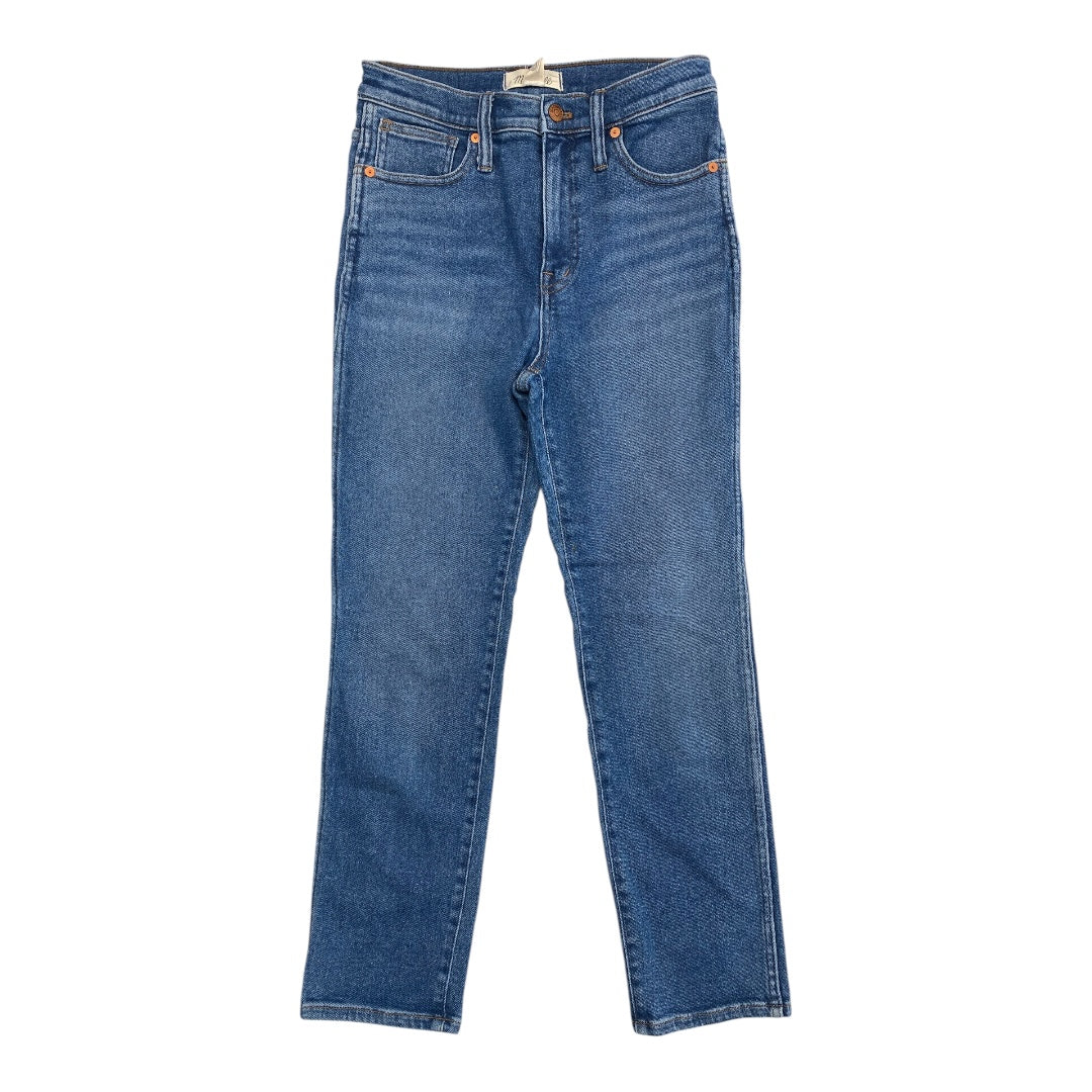 Jeans Straight By Madewell In Blue Denim, Size:2