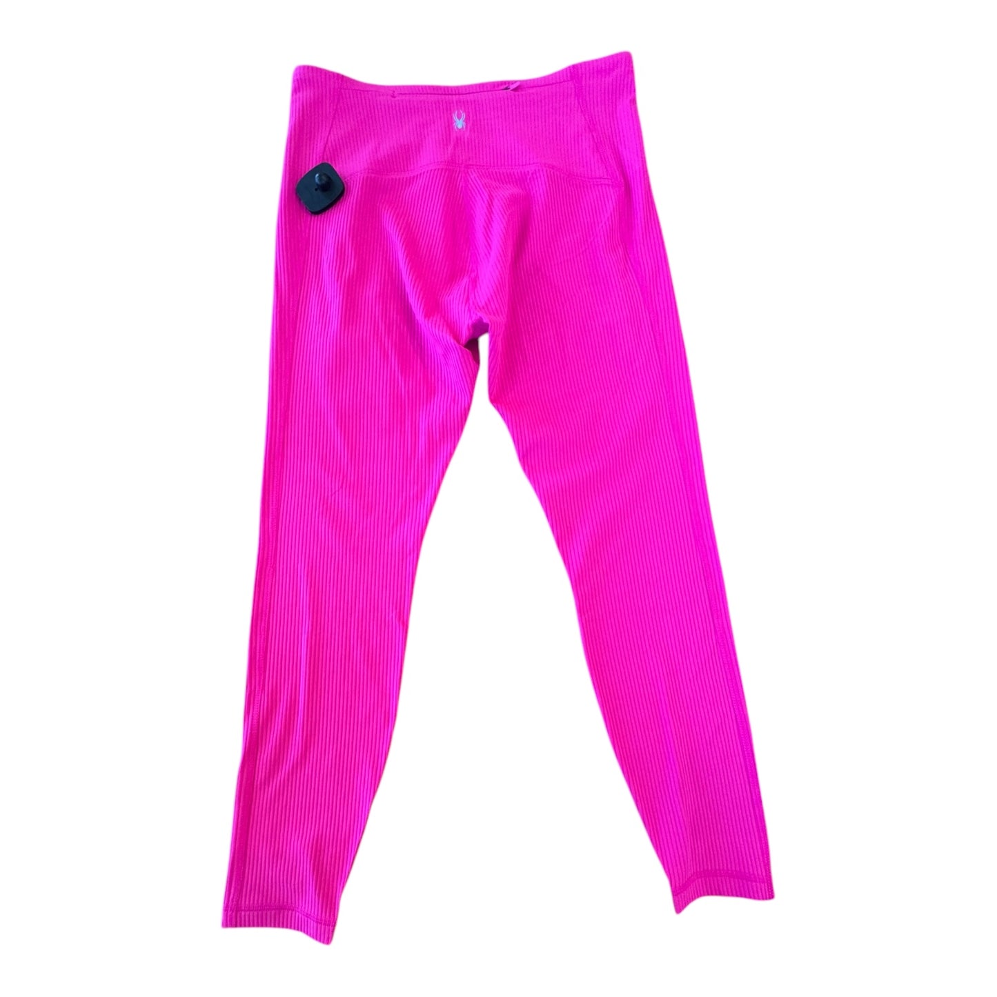 Athletic Leggings By Spyder In Pink, Size:L