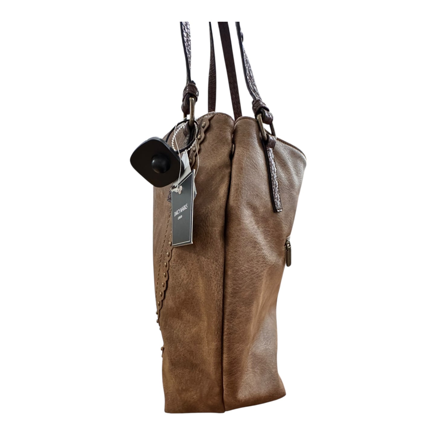 Handbag By DARCY MARKS In Brown, Size:Large