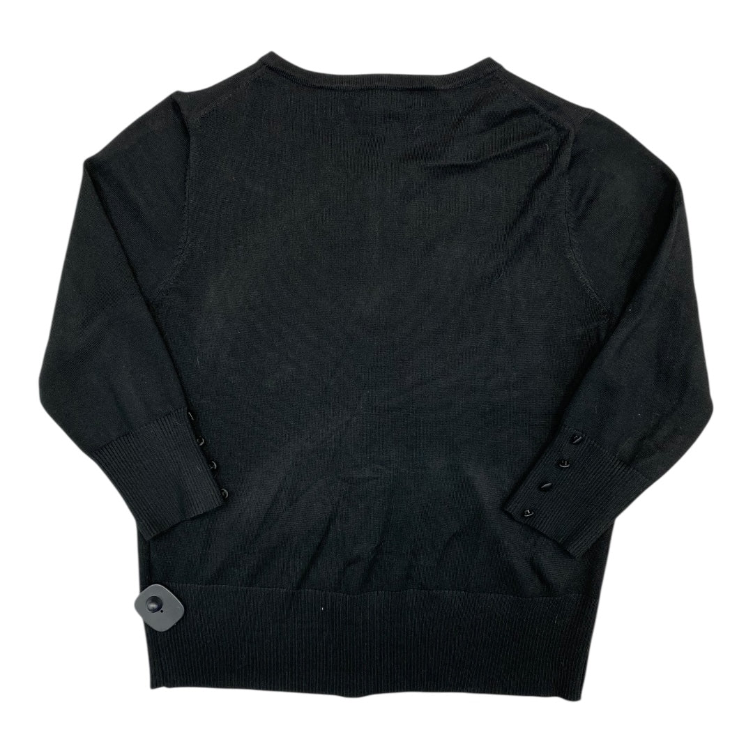 Sweater Cardigan By Grace In Black, Size:L