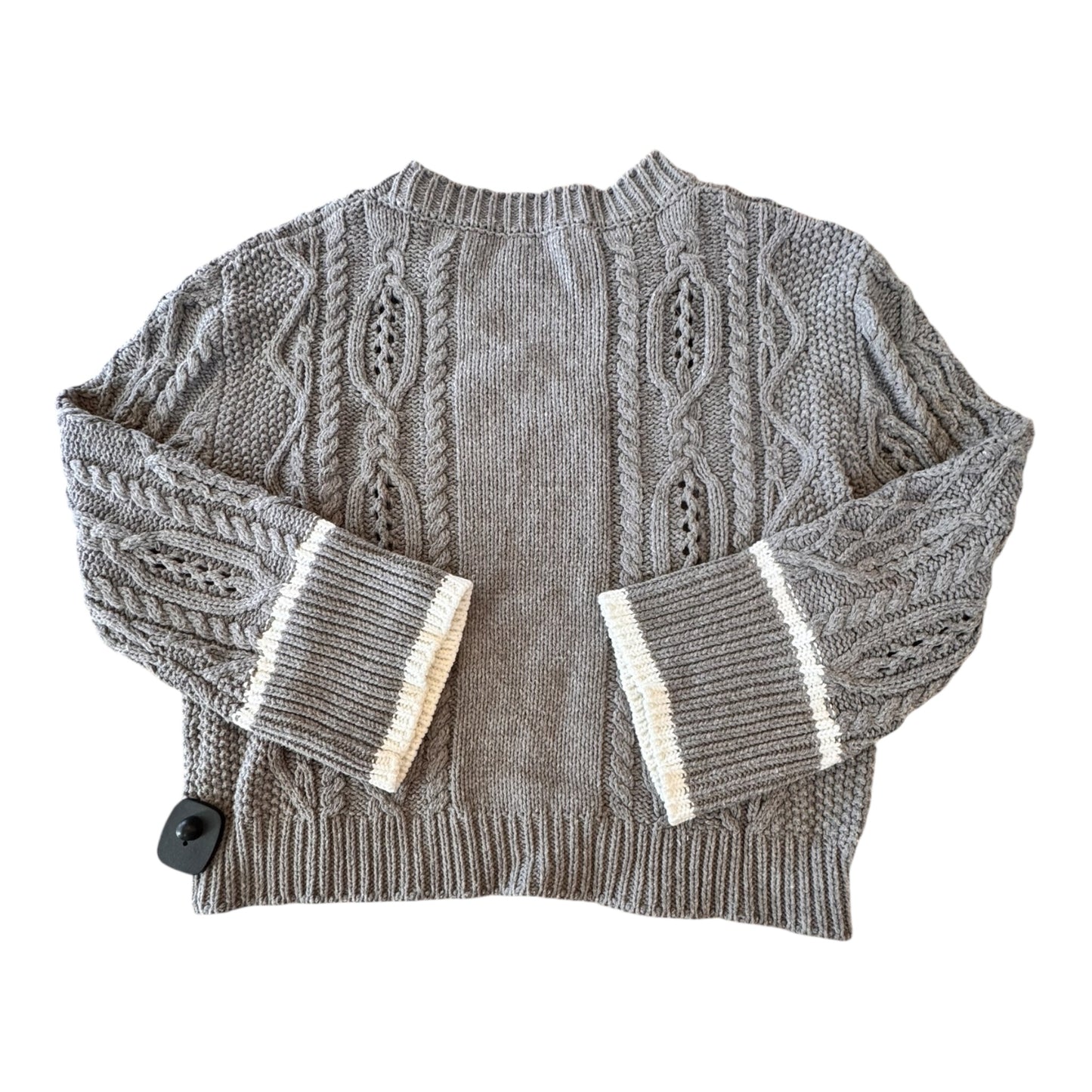 Sweater By Elan In Grey, Size:S