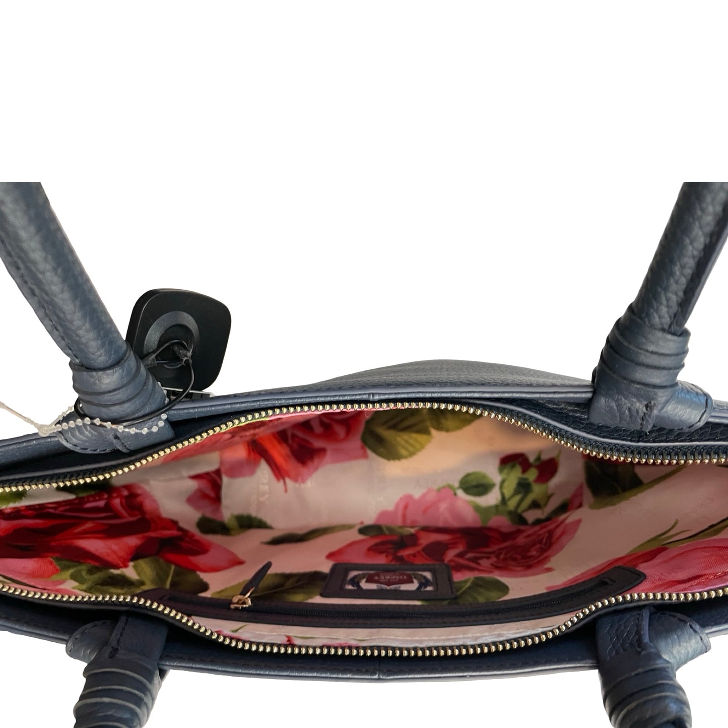 Handbag Leather By Cmc In Navy, Size:Large