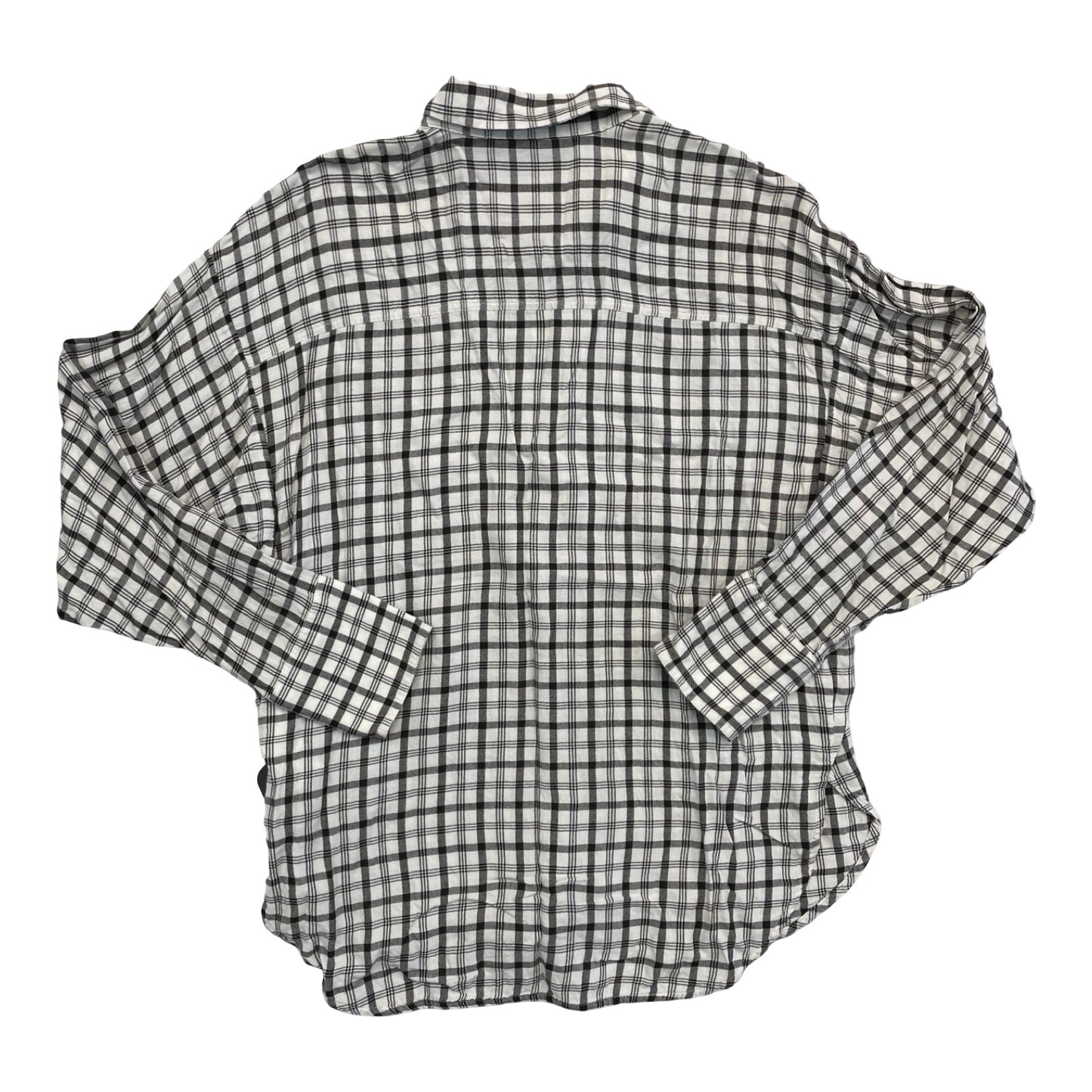 Top Ls By Madewell In Plaid Pattern, Size:S