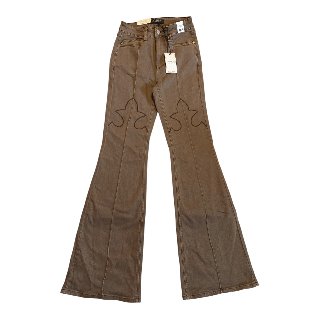 Jeans Boot Cut By Judy Blue In Brown, Size:0