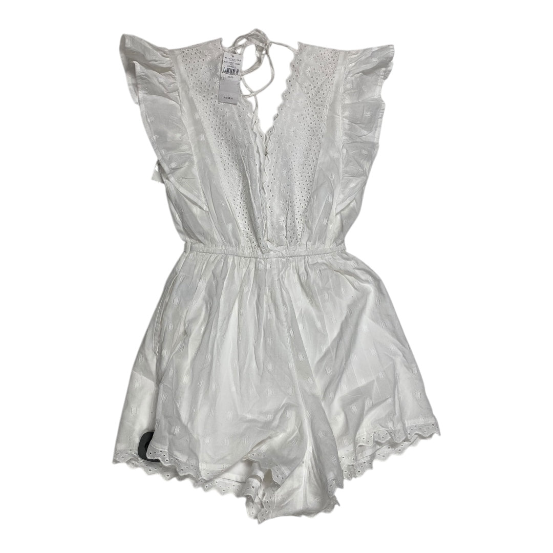 Romper By American Eagle In White, Size:Xs
