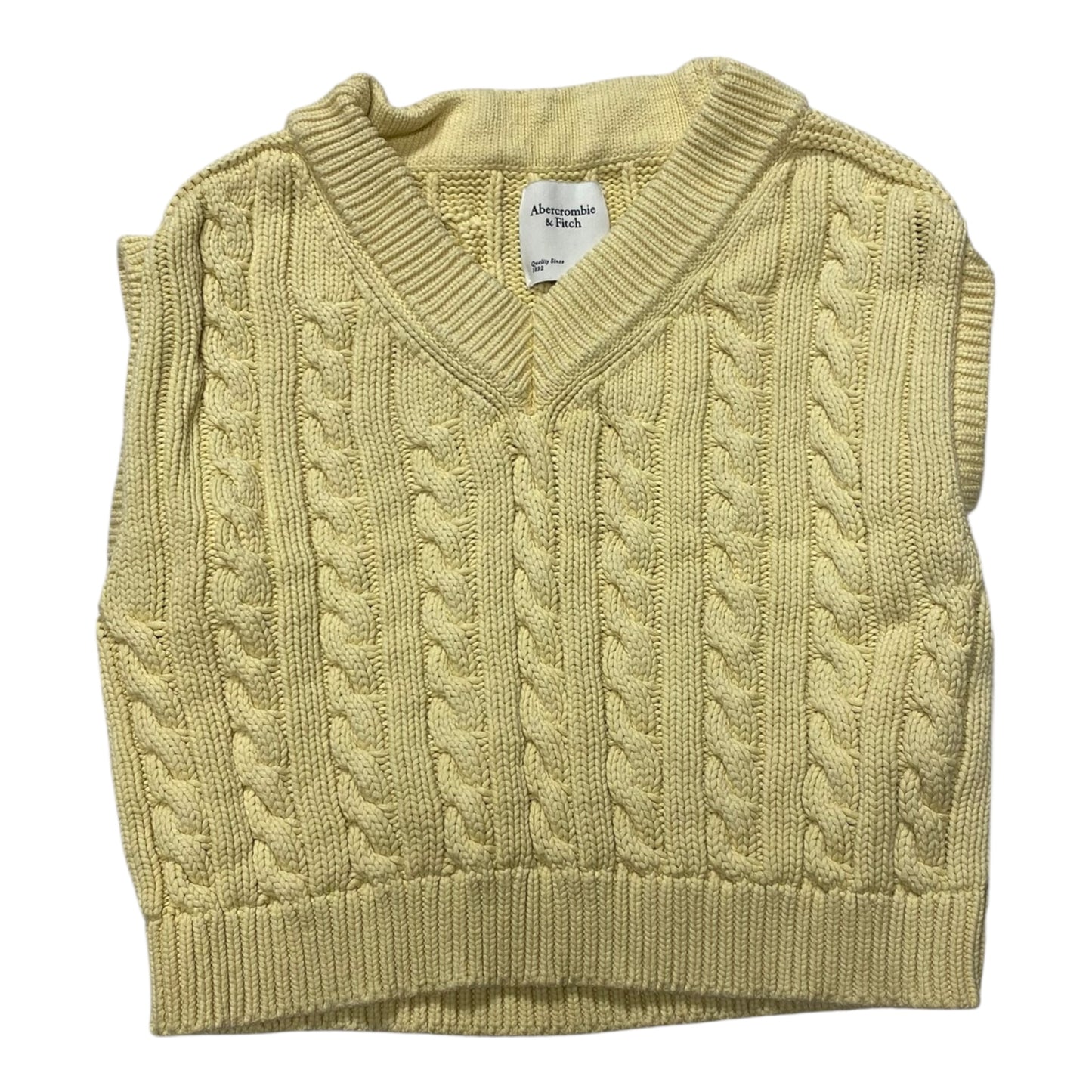 Sweater Ss By Abercrombie And Fitch In Yellow, Size:M