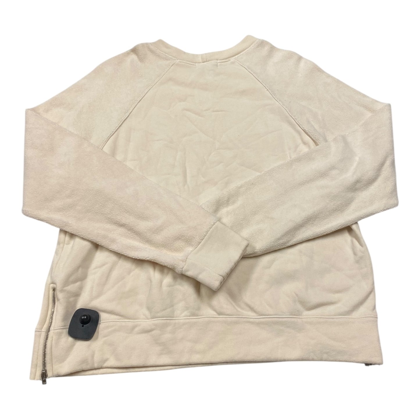 Top Ls By Monrow In Cream, Size:S