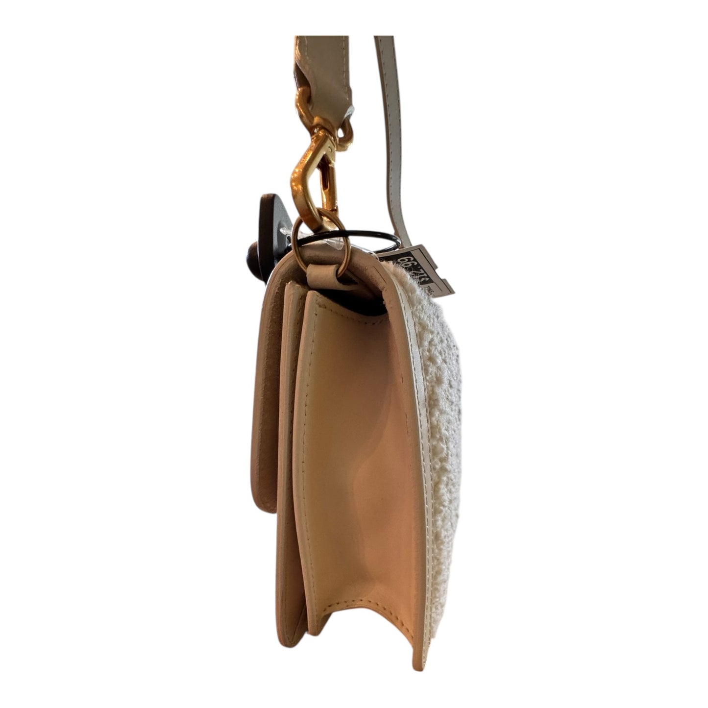 Handbag By Clothes Mentor In Cream, Size:Small