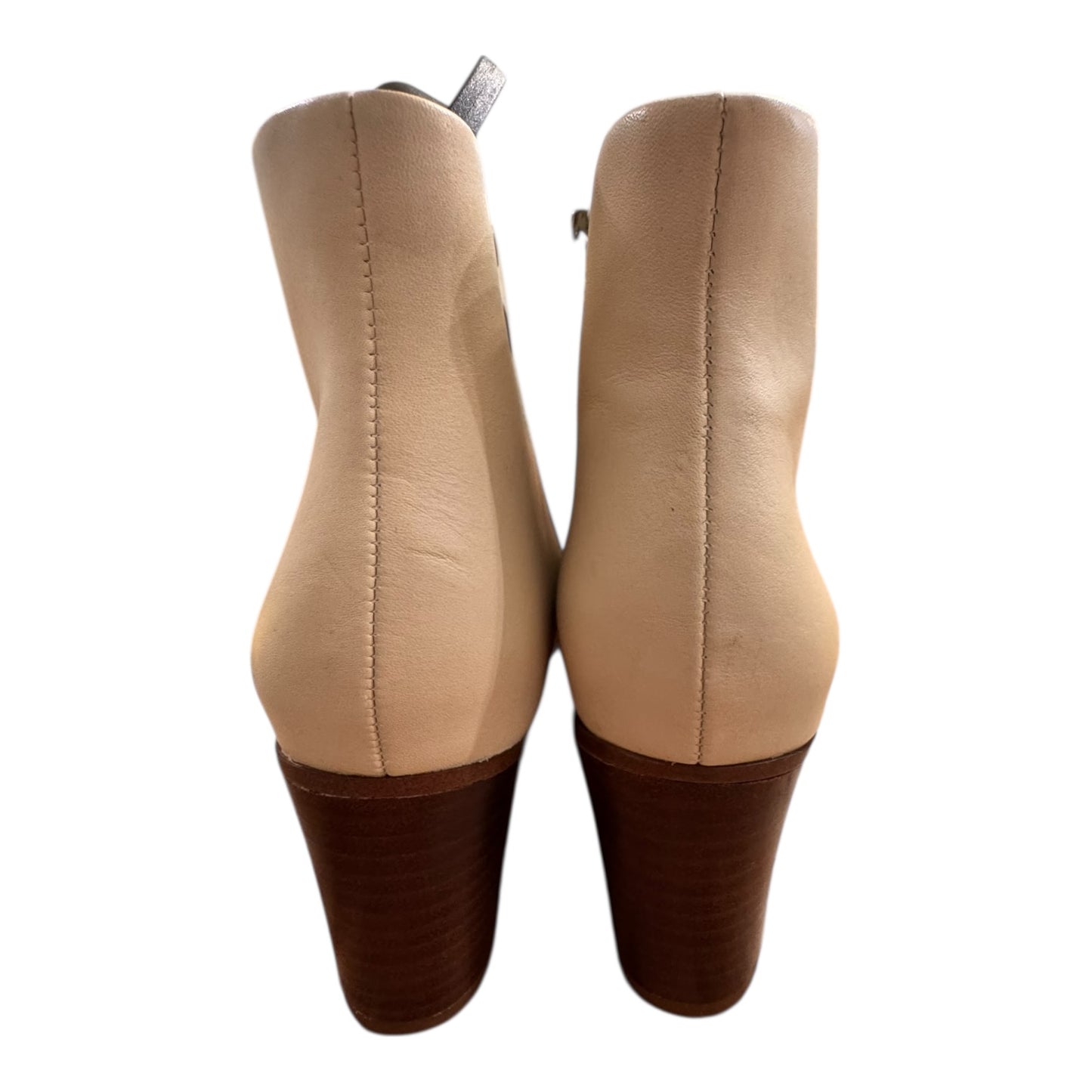 Boots Ankle Heels By Franco Sarto In Cream, Size:6