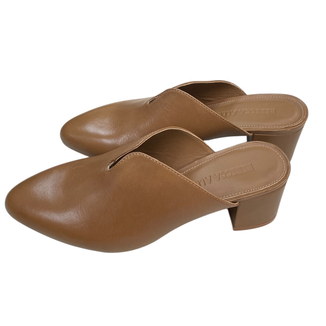 Shoes Heels Block By Cmb In Tan, Size:8