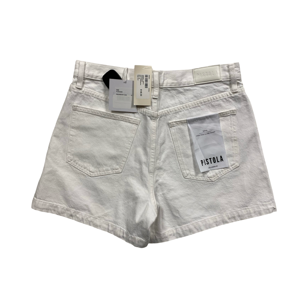 Shorts By Pistola In White, Size:8