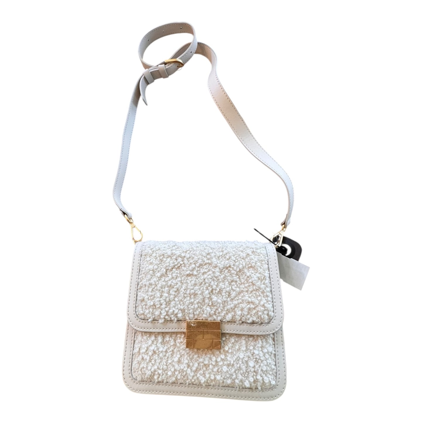 Handbag By Clothes Mentor In Cream, Size:Small