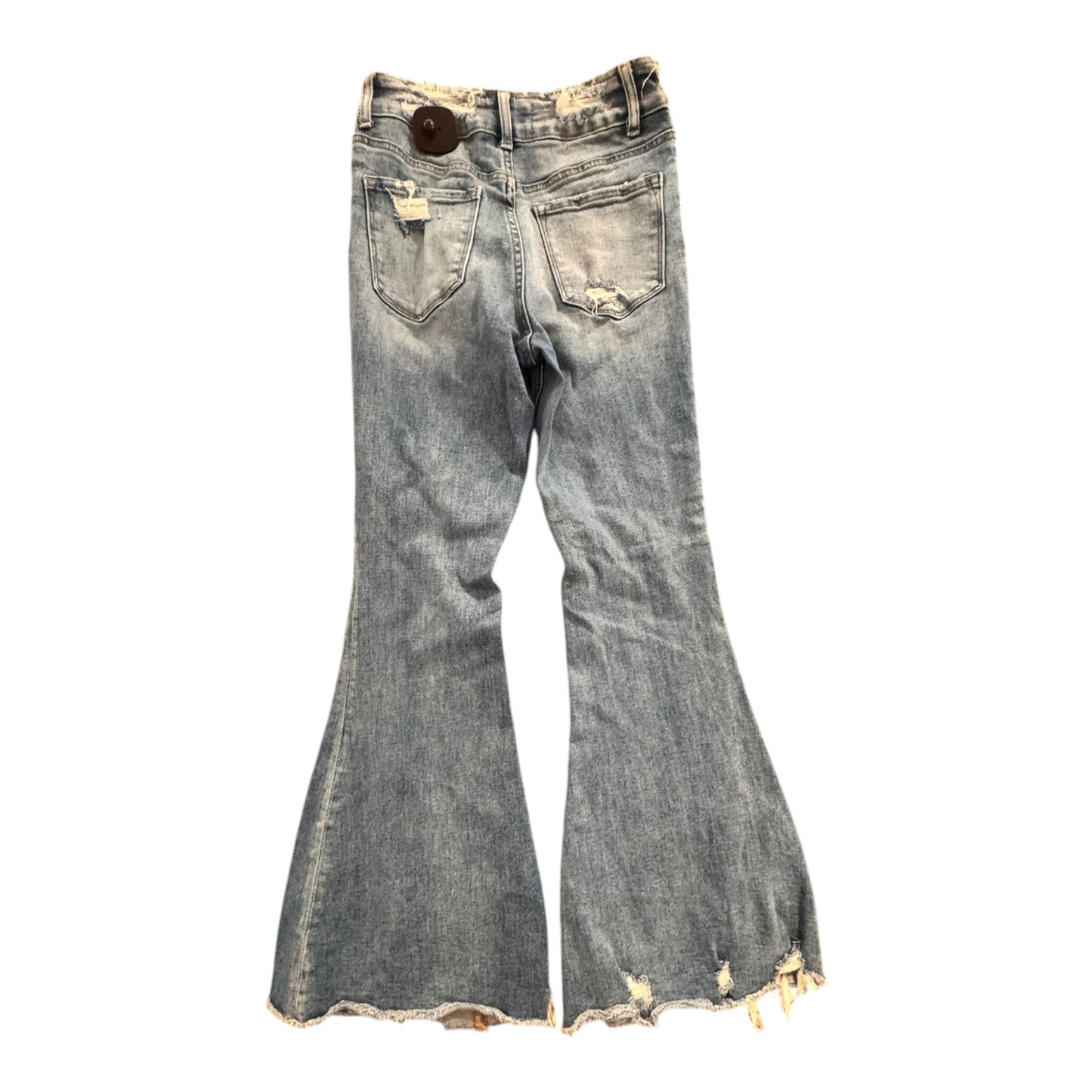 Jeans Flared By BRIDGE BY GLY In Blue Denim, Size:2