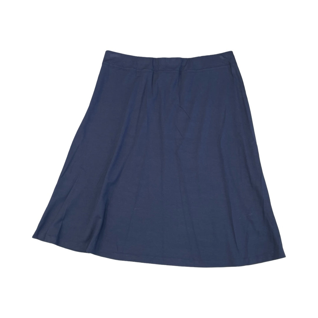 Skirt Designer By Eileen Fisher In Navy, Size:M