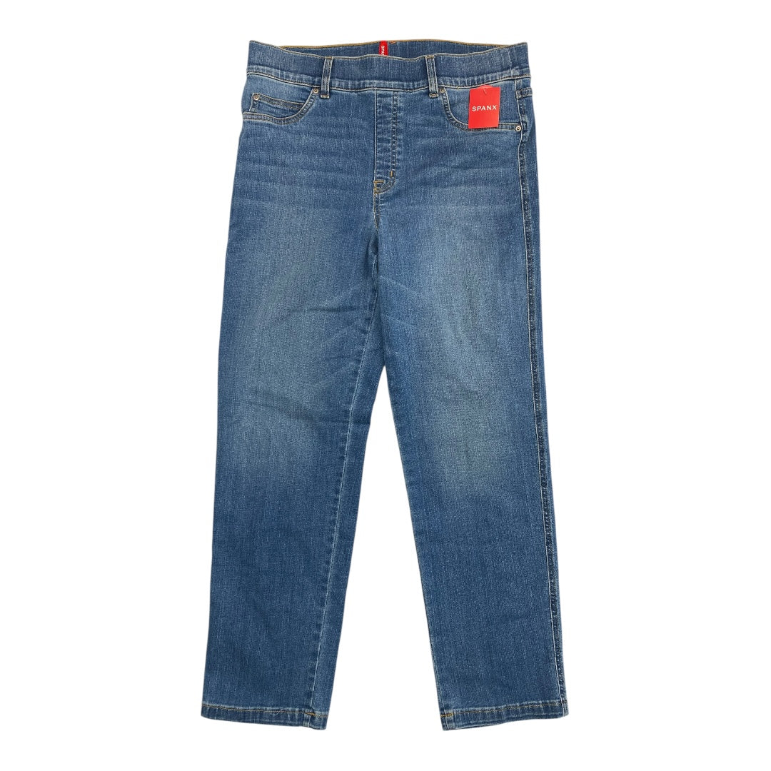 Jeans Straight By Spanx In Blue, Size:Xl