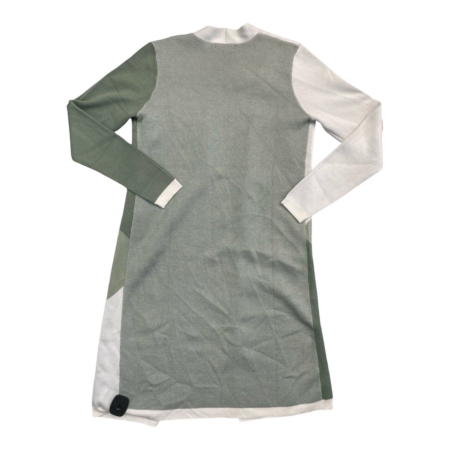 Cardigan By Cmc In Green & White, Size:S