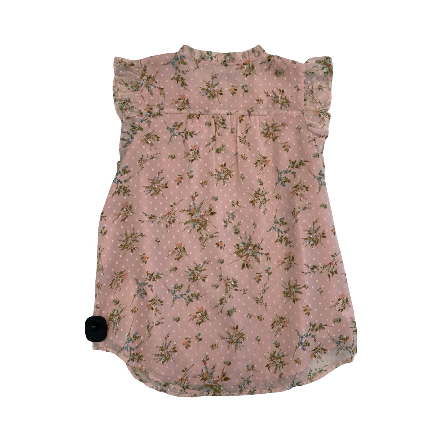 Top Sleeveless By Loft In Floral Print, Size:M