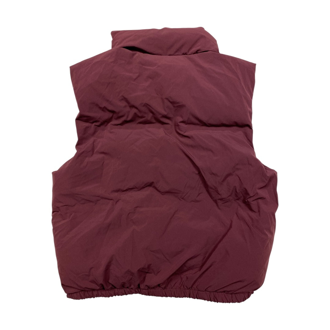 Vest Puffer & Quilted By Thread And Supply In Purple, Size:S