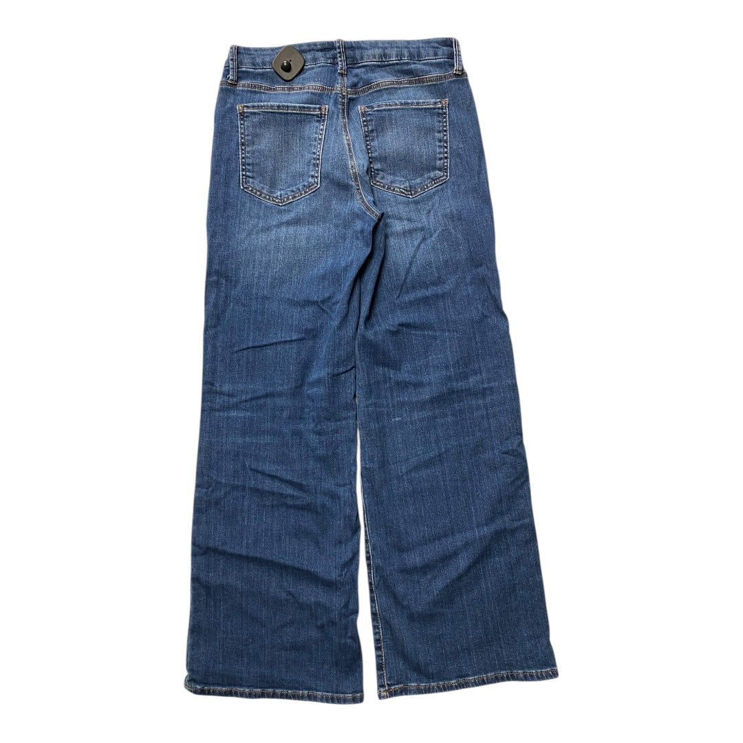 Jeans Wide Leg By Kut In Blue Denim, Size:4