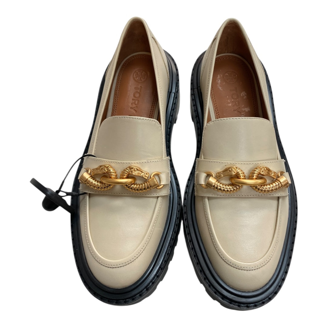 Shoes Designer By Tory Burch In Cream, Size:6