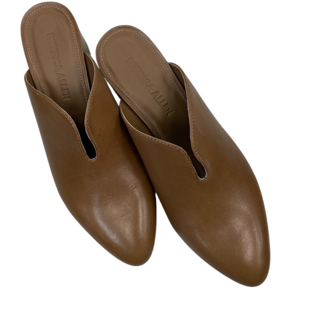 Shoes Heels Block By Cmb In Tan, Size:8